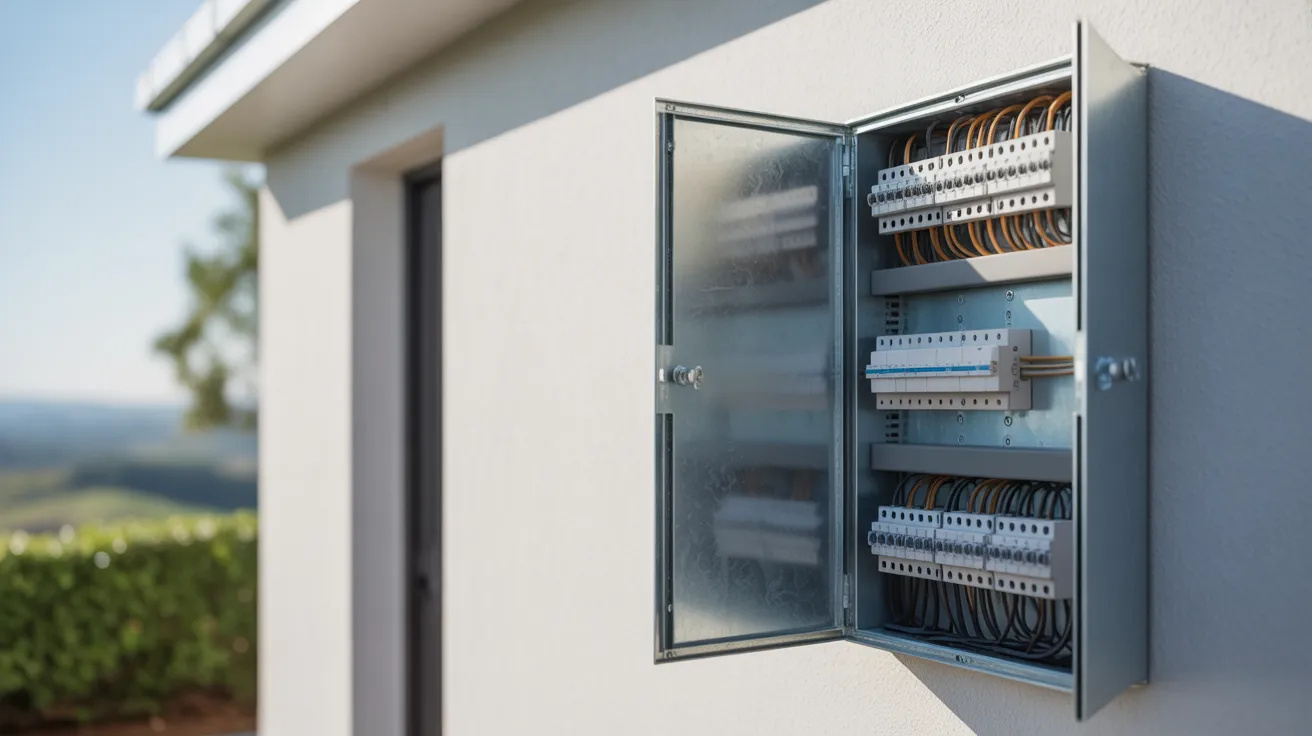 Byta Serviscentral & Kabelskåp