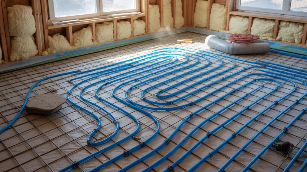 Installation av Golvvärme