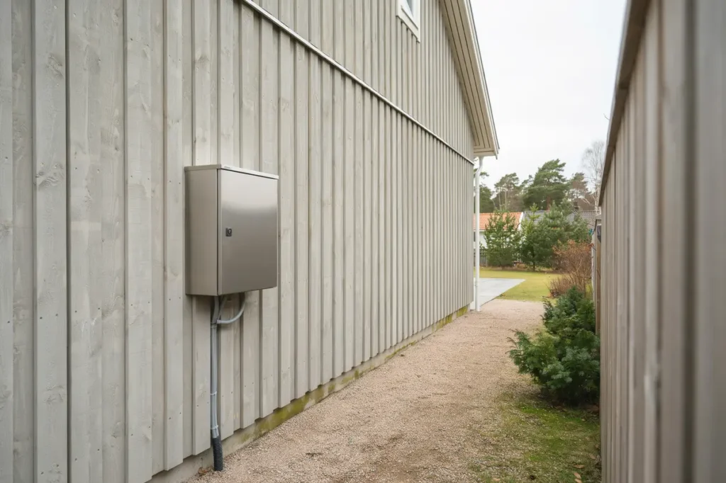 byte av serviscentral och kabelsk p i stens lta